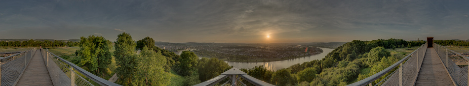 Aussicht Plattform Koblenz Ehrenbreitstein